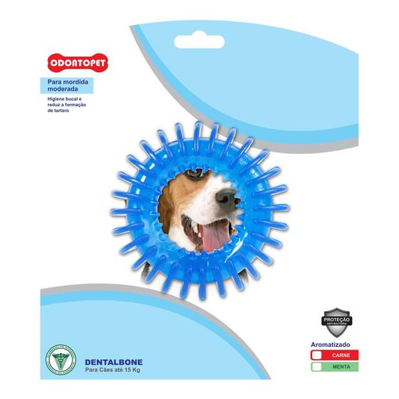Imagem de Brinquedo para Cachorro Dentalbone Mordedor Argola Espcial Mordidas Moderadas - Odontopet