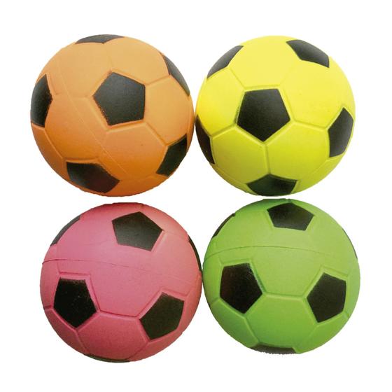 Imagem de Brinquedo para Cães Bola Futebol 4cm Sortidas - Sap