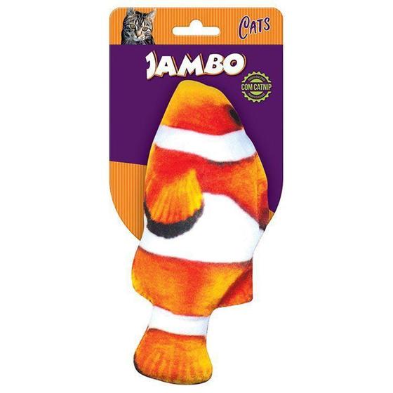 Imagem de Brinquedo para Gato com Catnip Peixe Palhaço Jambo Pet