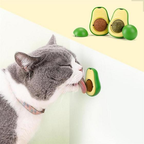 Imagem de Brinquedo Para Gatos Abacate Catnip Erva Natural Cat Nip
