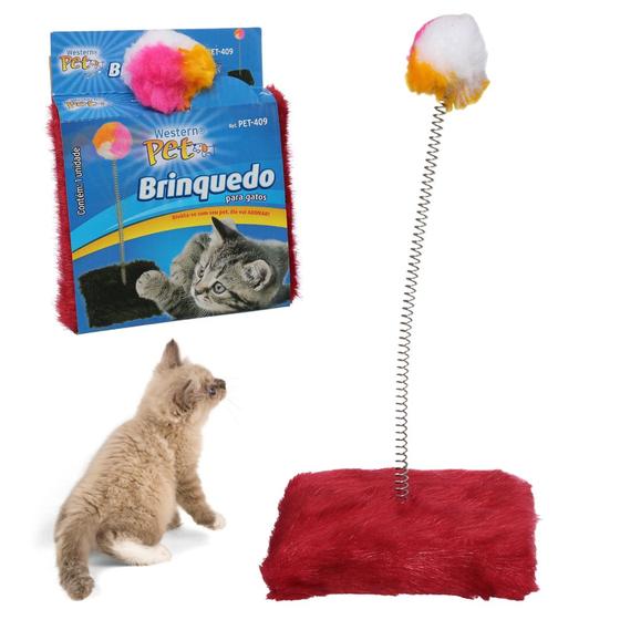 Imagem de Brinquedo para Gatos Arranhador com Mola