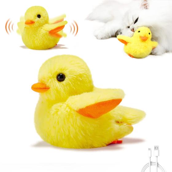 Imagem de Brinquedo para gatos Petgravity Flapping Wings Duck com som de animal