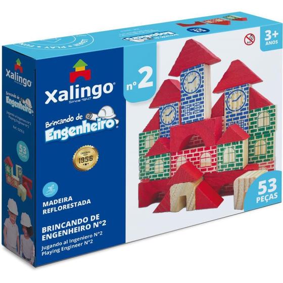 Imagem de Brinquedo para Montar Brincando de ENGENHEIRO2 53PCS