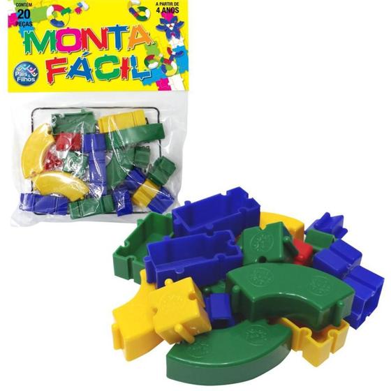 Imagem de Brinquedo para Montar Monta Facil 20 Pecas