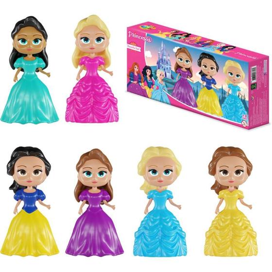 Imagem de Brinquedo para Montar Princesas com 3 Unidades