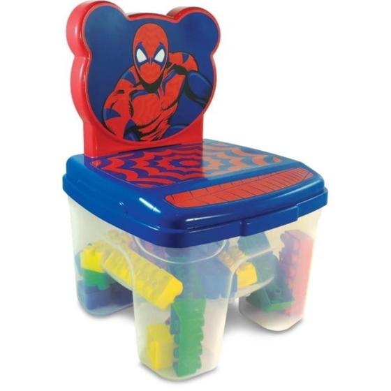 Imagem de Brinquedo Para Montar Spider Cadeira Toy Blocos 24Pc