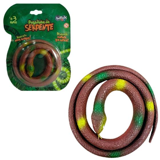 Imagem de Brinquedo Para Pegadinha Infantil Serpente Colorida Cobra De Pegadinhas Para Meninas E Meninos Unik Toys