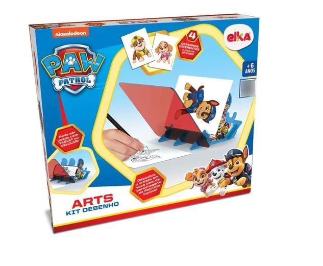 Imagem de Brinquedo Patrulha Canina Art Kids Kit Desenho Infantil Elka