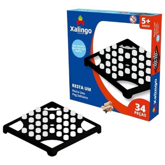 Imagem de Brinquedo Pedagógico Educativo Jogo Resta Um - Xalingo