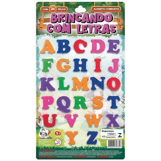 Imagem de Brinquedo Pedagógico Forminhas Alfabeto Completo Pica Pau