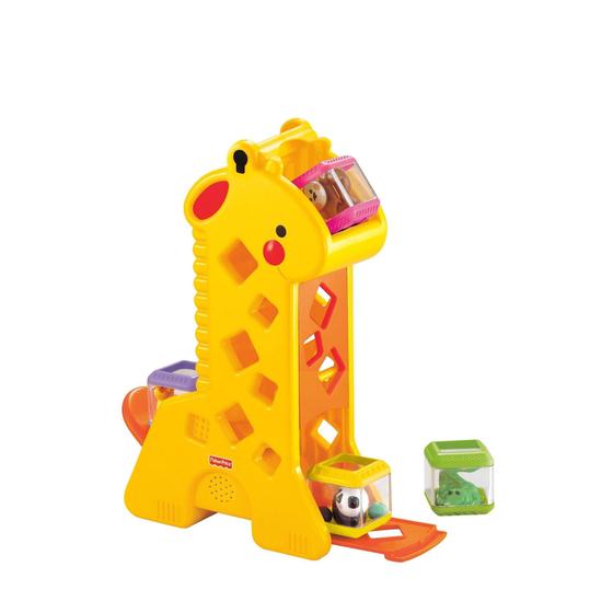 Imagem de Brinquedo Pedagógico - Girafa Peek-a-Blocks - Fisher-Price