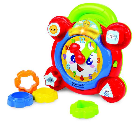 Brinquedo Pedagógico Sons E Luzes Sr. Relógio Hora Brincar - Winfun ...