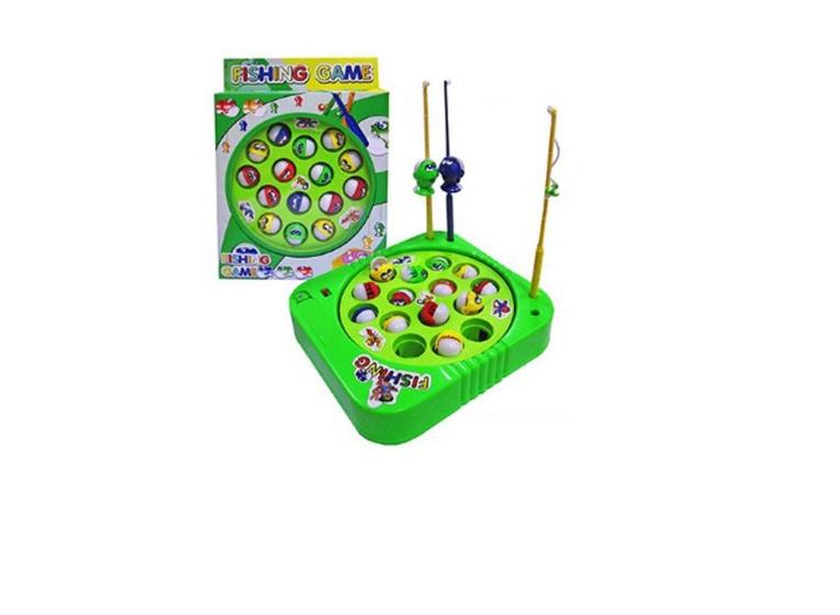 Imagem de Brinquedo Pega Peixe Jogo de Pesca Infantil Pescaria Maluca Colorido