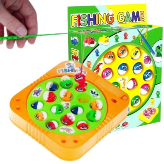 Imagem de Brinquedo Pega Peixe Pesca Jogo - Grande Diversão A Pilha