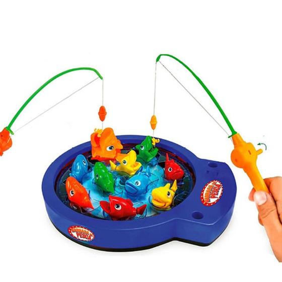 Brinquedo Pega Peixe Pescaria Barraca De Pesca Polibrinq - Jogo de ...