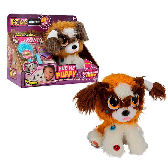 Imagem de Brinquedo Pelúcia Adota Pets Hug Me Beethoven com Som e Abraçometro Multikids BR1219