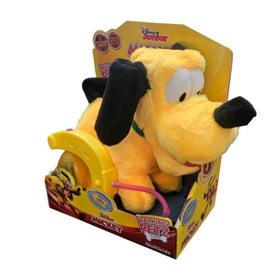 Imagem de Brinquedo Pelucia interativo Infantil Walking Petz com Som Multikids BR1874