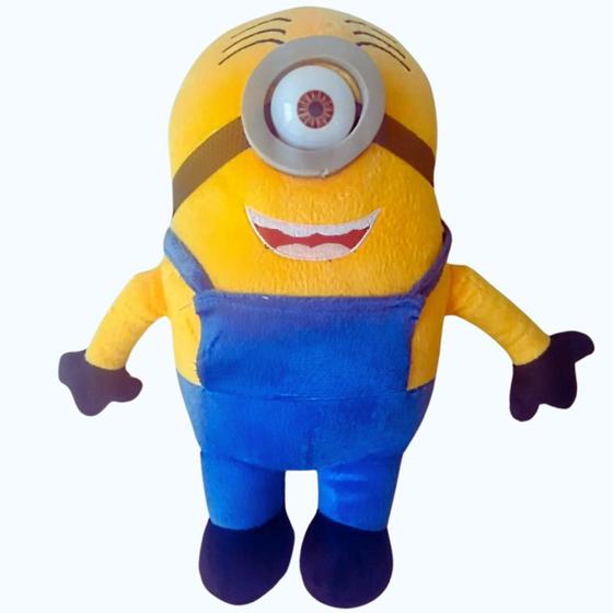 Imagem de Brinquedo Pelucia Minion M1 35cm Antialérgico Bordado