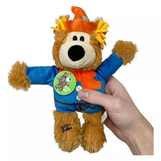 Imagem de Brinquedo Pelúcia P/Cães Kong Halloween Urso Espantalho P/M