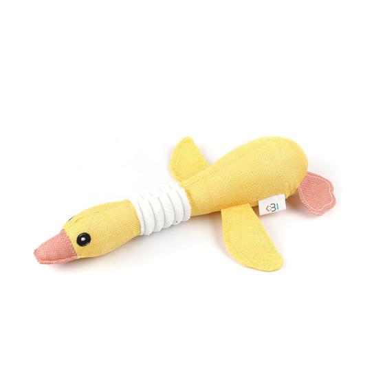 Imagem de Brinquedo Pelucia Pato para PET Oikos Animal Amarelo