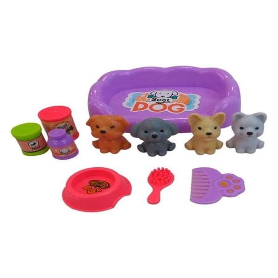 Imagem de Brinquedo Pet Em Miniatura Com Acessórios.