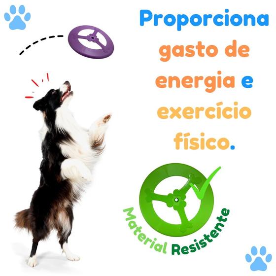 Imagem de Brinquedo Pet para Cachorro Disco de Arremesso Frisbee Varias Cores  - 2D PET 