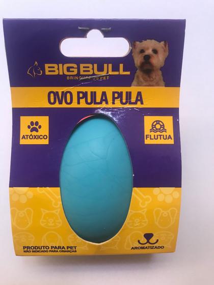 Imagem de BRINQUEDO PET RESISTENTE  para Cachorro em Borracha Macica Aromatizada (PULA E FLUTUA) - formato OVO