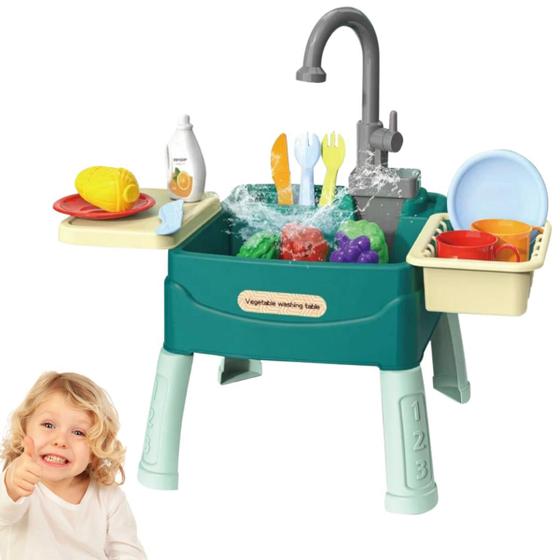 Brinquedo Pia Com Torneira Sai Agua 22 Peças  é boa?