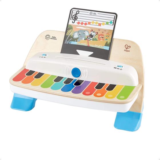 Imagem de Brinquedo Piano Premium Musical Infantil com Som e 5 Partituras - Magic Touch - Hape Xalingo 67676