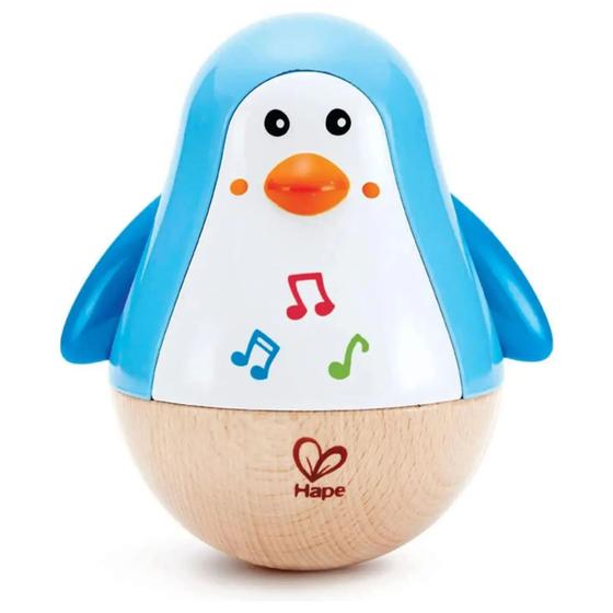 Imagem de Brinquedo Pinguim Musical faz Som de Balanço Infantil - Hape Xalingo 67721