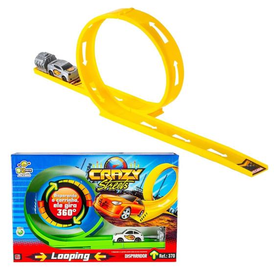 Imagem de Brinquedo Pista Looping 360 Crazy Streets Com Lançador Bs Toys