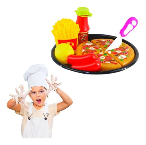 Imagem de Brinquedo Pizzaria Comidinha Infantil Hora do Lanche