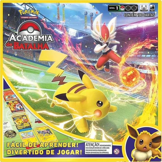 Imagem de Brinquedo Pokémon Cards Academia De Batalha 180 Cartas