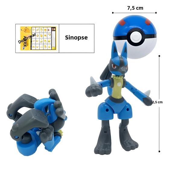 Imagem de Brinquedo Pokémon Dragonite & Snorlax - Figura com Dupla Morfologia