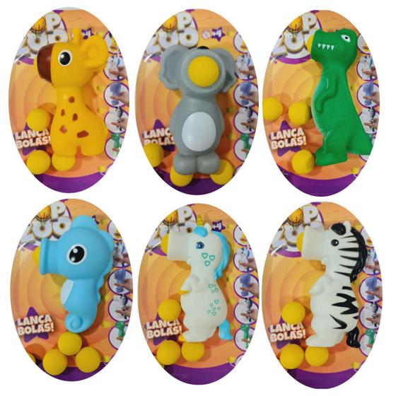 Imagem de Brinquedo Pop Zoo Coleção Completa com 6 Bonecos