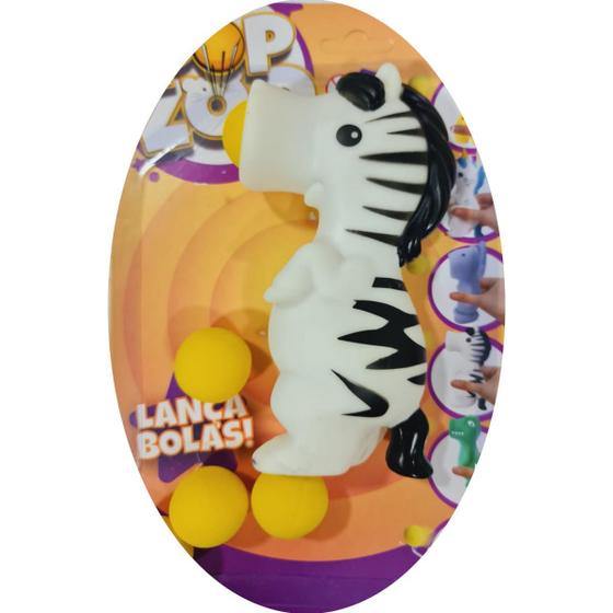 Brinquedo Pop Zoo Lançador de Bolinhas - Toyng Imagem de Brinquedo Pop Zoo Lançador de Bolinhas