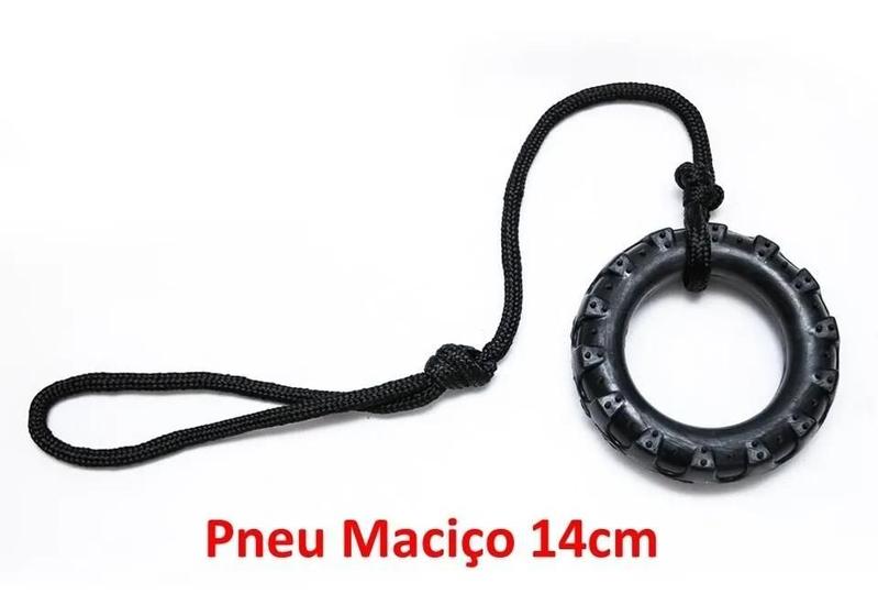 Imagem de Brinquedo Puxador Pneu Corda G Cães Pet Médio Grande Porte