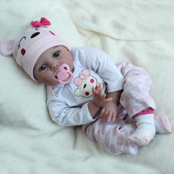 Imagem de Brinquedo realista para meninas Reborn Baby Doll CHAREX Lucy