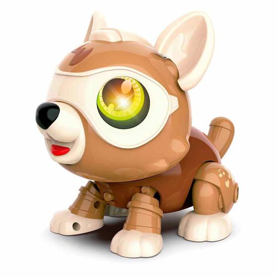 Brinquedo Robô Cachorro Eletrônico - Magic Robô Dog com Som e Luz ...