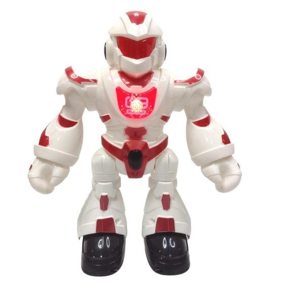Brinquedo Robô Controle Remoto Com Luz + Som + Movimento - Banana Toys Menor preço em Brinquedo Robô Controle Remoto Com Luz + Som + Movimento - Banana Toys