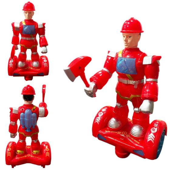 Imagem de Brinquedo Robô Dançarino Sons E Luzes Musical Fire Fighter