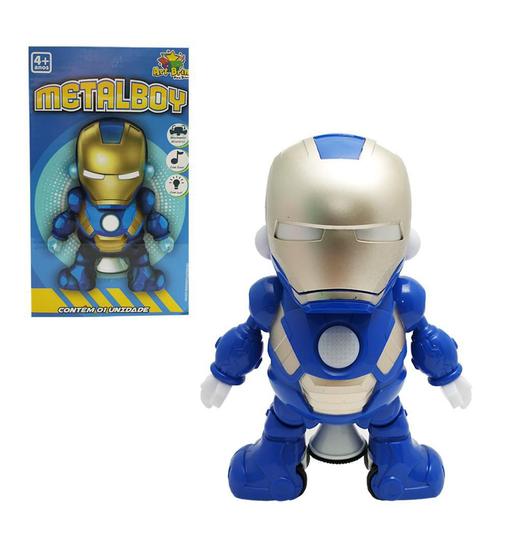 Imagem de Brinquedo Robô Metal Boy Com Luz E Som - Art Brink