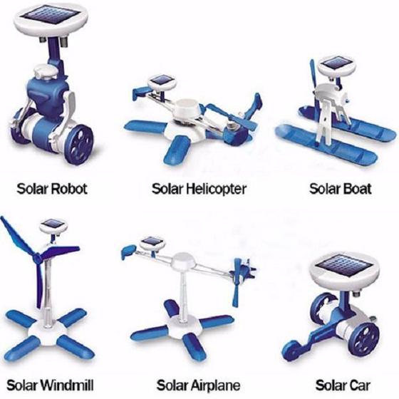 Imagem de Brinquedo Robô Solar 6 Em 1 Educacional