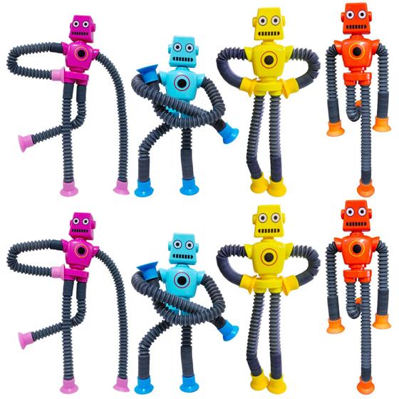 Imagem de Brinquedo Robot Veakeqe - 8 Peças com Ventosas que Mudam de Forma