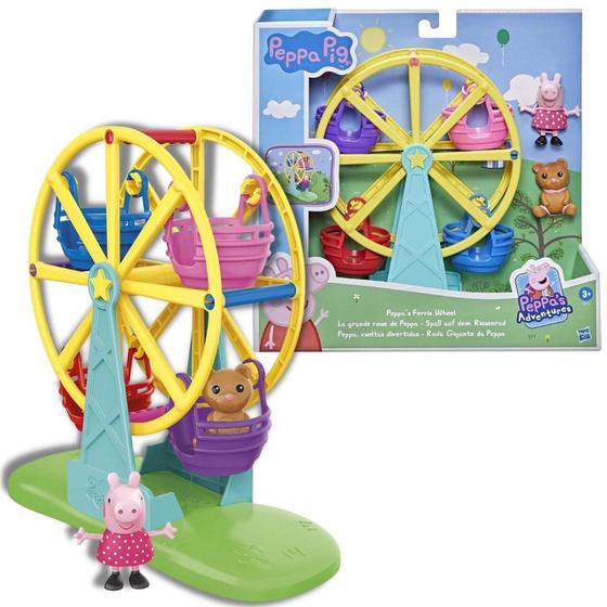 Imagem de Brinquedo Roda Gigante Da Peppa Pig E Urso - Hasbro F2512