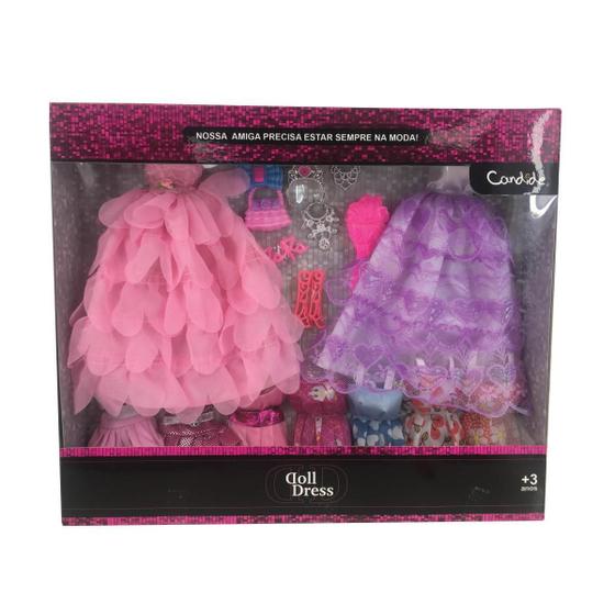 Imagem de Brinquedo Roupa Acessorios De Bonecas Doll Dress Sortidos