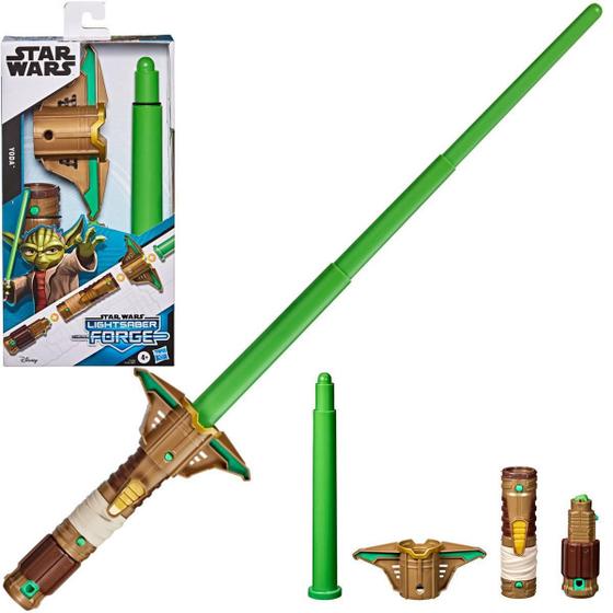 Brinquedo Sabre De Luz Star Wars Mestre Yoda Hasbro F1132 - Sabre de ...