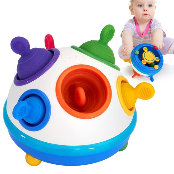 Imagem de Brinquedo sensorial Sahaland Silicone Bubble Baby Toy 12-18 meses