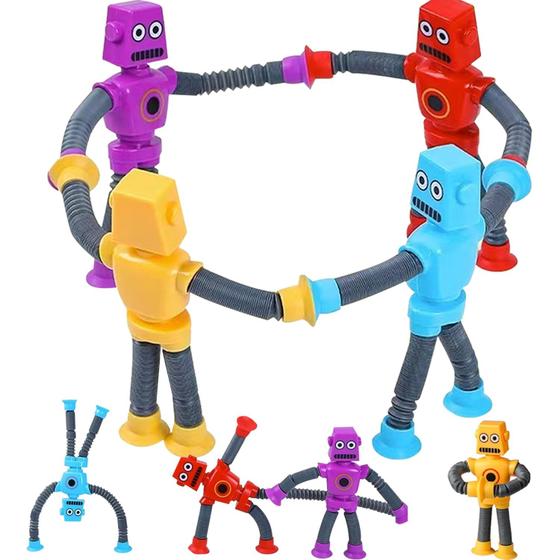 Imagem de Brinquedo Sensorial Ventosa Limpskys para Crianças com Autismo (Pacote com 4)