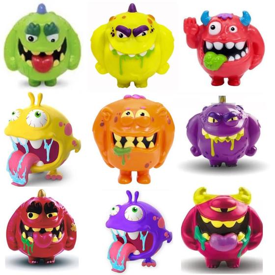 Brinquedo Shakeheadz Monstros Malucos 9 latinhas 4995 Dtc - Bonecos ...